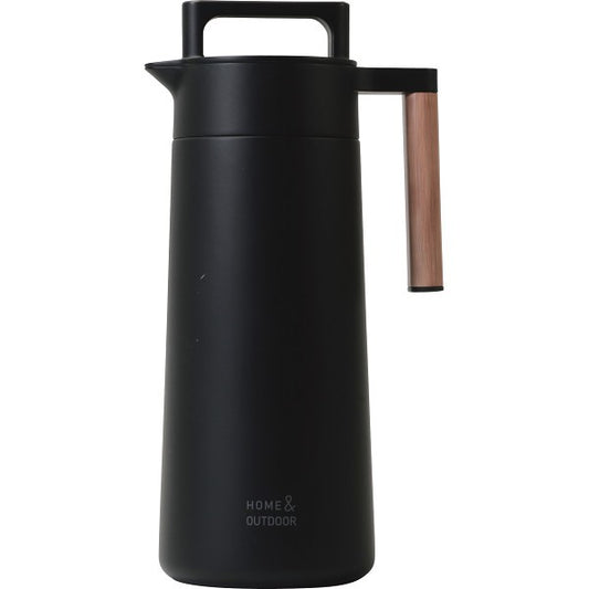 外でも使える全真空テーブルポット（１．１ｌ） ブラック HC-13