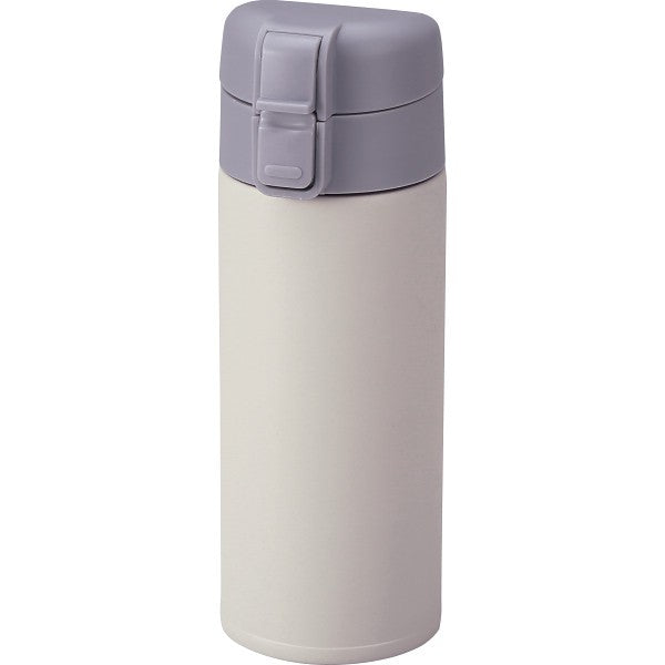 モルン　軽量ワンタッチステンレスボトル（３５０ｍｌ） クールグレイ JYSTB350CG