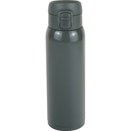 モテコ　ワンタッチ栓マグボトル（５００ｍｌ） グレー RH-1675