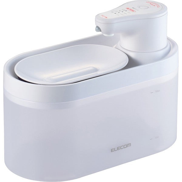 ギフト好適品 エレコム　ペット用バッテリー内蔵コードレス自動給水器　サイレントアクア PET-WD03WH