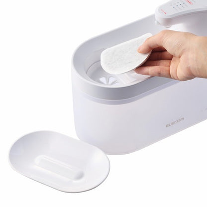 ギフト好適品 エレコム　ペット用バッテリー内蔵コードレス自動給水器　サイレントアクア PET-WD03WH