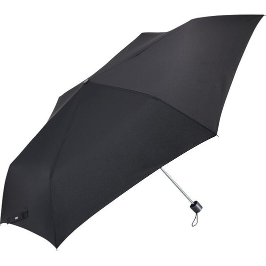 ウォーターフロント　キューダス（Ｒ）ビッグサイズ折りたたみ傘６３ｃｍ ブラック U363-1260BK1-BB