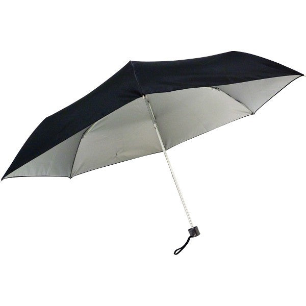 ＵＶ晴雨兼用　耐風式軽量ミニ傘 黒 6337-BK