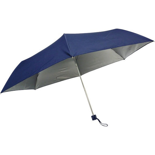 ＵＶ晴雨兼用　耐風式軽量ミニ傘 ネイビー 6337-NV