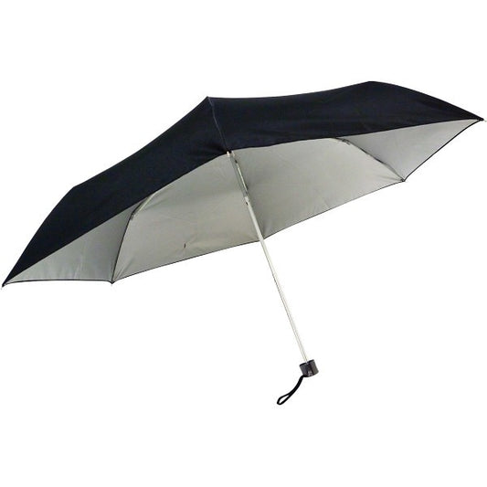 ＵＶ晴雨兼用　大寸耐風式軽量ミニ傘 ブラック 5039-BK