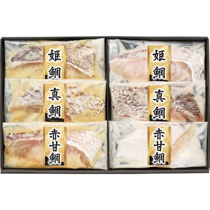 漬匠の熟成　鯛づくし西京漬け＆粕漬けセット（６切） 1773590