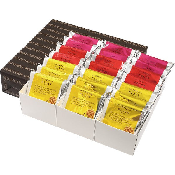 ギフト好適品 マネケン　ワッフルギフトセット（２１個） 21-PCIG 