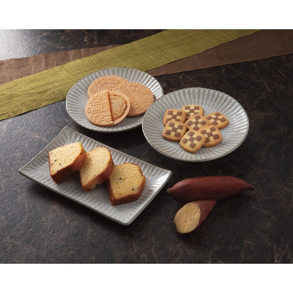ギフト好適品 五郎島金時いもケーキ＆ゴーフレット＋クッキー KKC-30