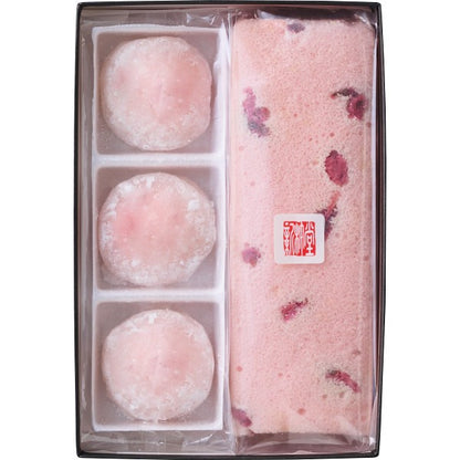ギフト好適品 新杵堂　桜ふわふわ・苺ムース大福セット 1745430
