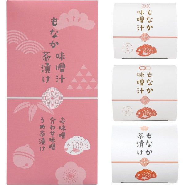 もなか味噌汁＆茶漬け（３個） 7792