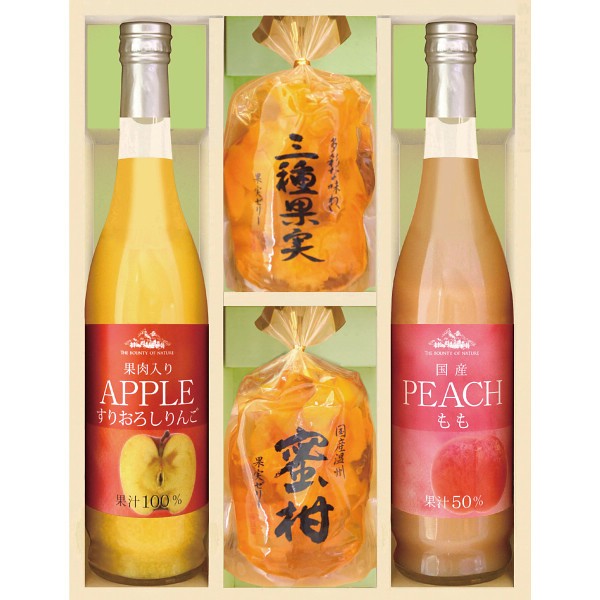 美食ファクトリー　果実のゼリー＆フルーツ飲料セット JUK-35S