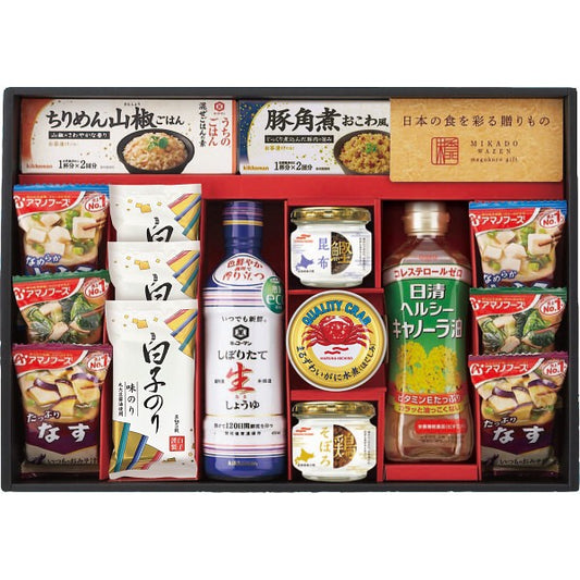 味香門和膳（みかどわぜん）　アマノフーズ＆キッコーマン和食詰合せ MKD-50B