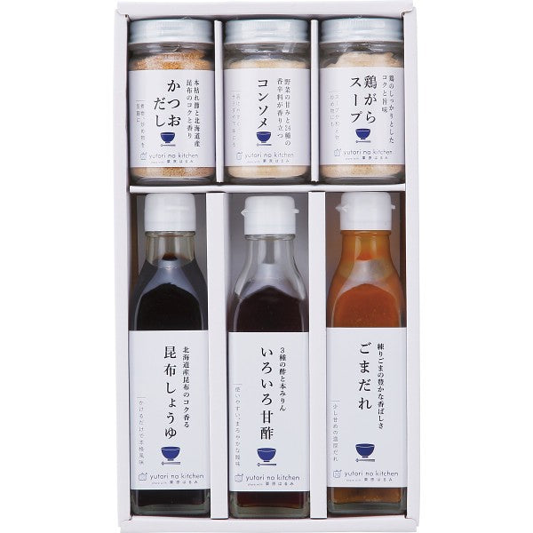 料理家　栗原はるみ監修　調味料６本セット 210Nｰ126