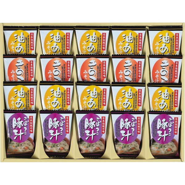 フリーズドライ「お味噌汁３種の味詰合せ」 KF-EO