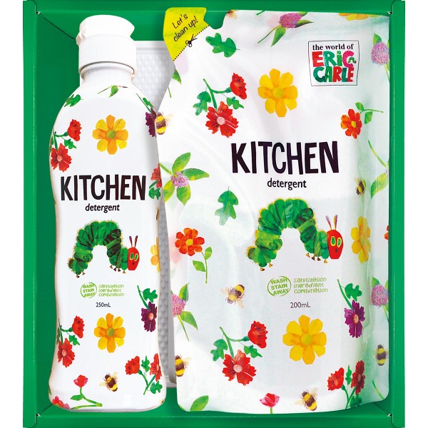 ギフト好適品 はらぺこあおむし　キッチン洗剤セット H-08AZ