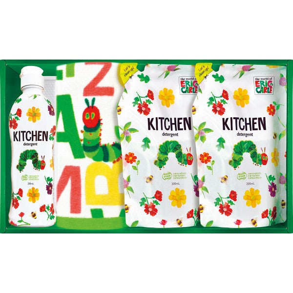 はらぺこあおむし　キッチン洗剤タオルセット H-20AZ