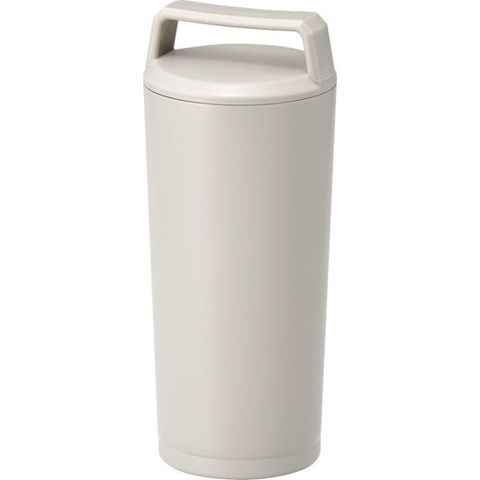 ハンドル付ステンレスタンブラー（３６０ｍｌ） グレージュ B3725-2