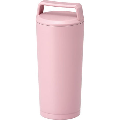 ハンドル付ステンレスタンブラー（３６０ｍｌ） ピンク B3725-3