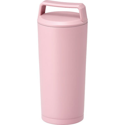 ハンドル付ステンレスタンブラー（３６０ｍｌ） ピンク B3725-3