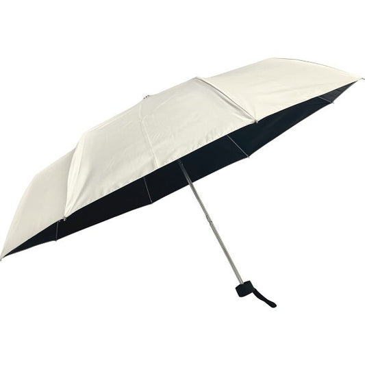 遮光軽量　晴雨兼用　耐風（５５ｃｍ）折畳み傘 アイボリー 90240270