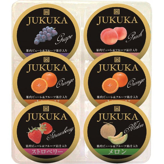 金澤兼六製菓　熟果ゼリーアソートＢＯＸ（６個） JK-6 