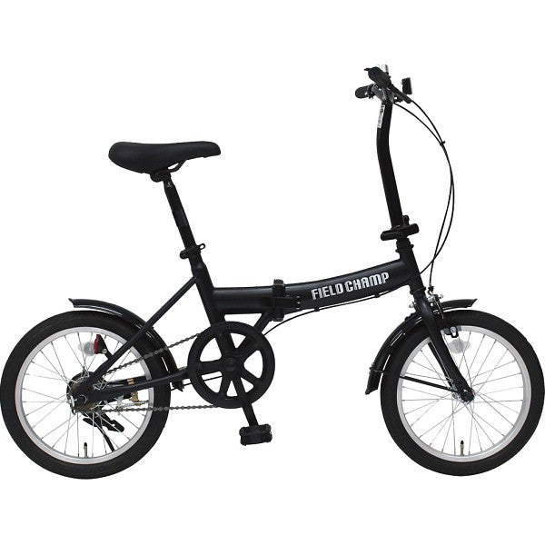 フィールドチャンプ　１６型折畳み自転車（鍵・ライト付） MG-FCP16BKRL