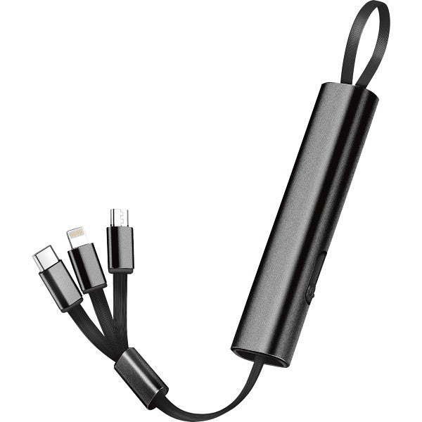 ３ＩＮ１マルチケーブル ブラック SW-165BK