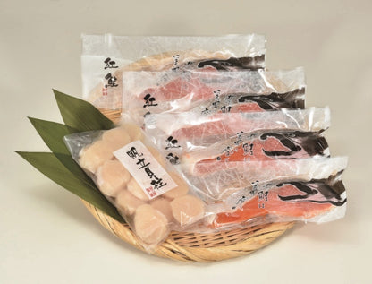カネサン佐藤水産 紅鮭・ほたて貝柱詰合せ