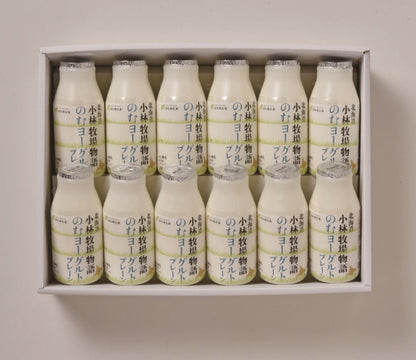 新札幌乳業 北海道小林牧場物語のむヨーグルト１２本セット