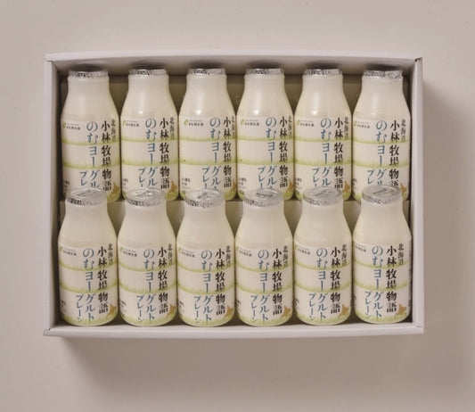 新札幌乳業 北海道小林牧場物語のむヨーグルト１２本セット