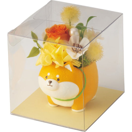 【母の日専用】アニマルプリザ（プリザーブドフラワー） 柴犬商品のお届け期間：5.6(水)～5.10(日)。5月6日以降のご注文は「遅れてごめんね」対応となります。